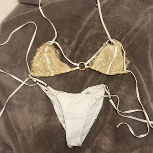 Beach bunny swim xl top m bottom